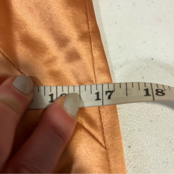 ULLA JOHNSON Silvana dress in Copper sz 00 midi satin boho cocktail long sleeve - Picture 14 of 14